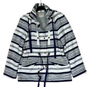 Ann Taylor Jacket Nautical Anorak Coastal